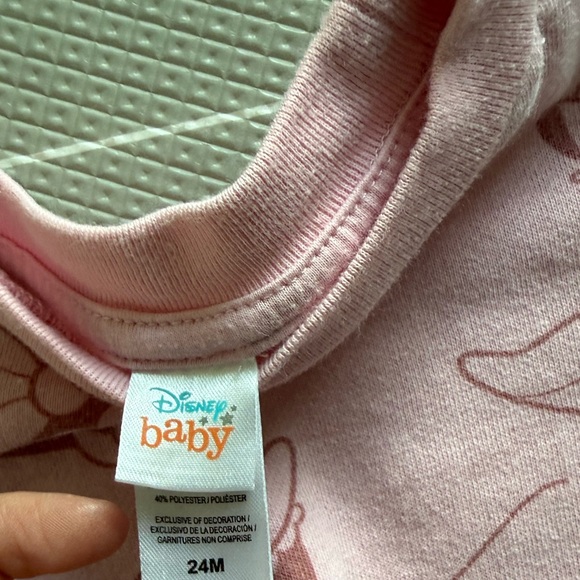 Disney|Baby girl Pink Kids Sweatshirt MINNIE MOUSE print,boxy/oversized fit•24M - Picture 4 of 4